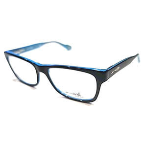 ARNETTE 7038 1159 Black Blue Square Eyeglasses Frame 51-18 130 Read